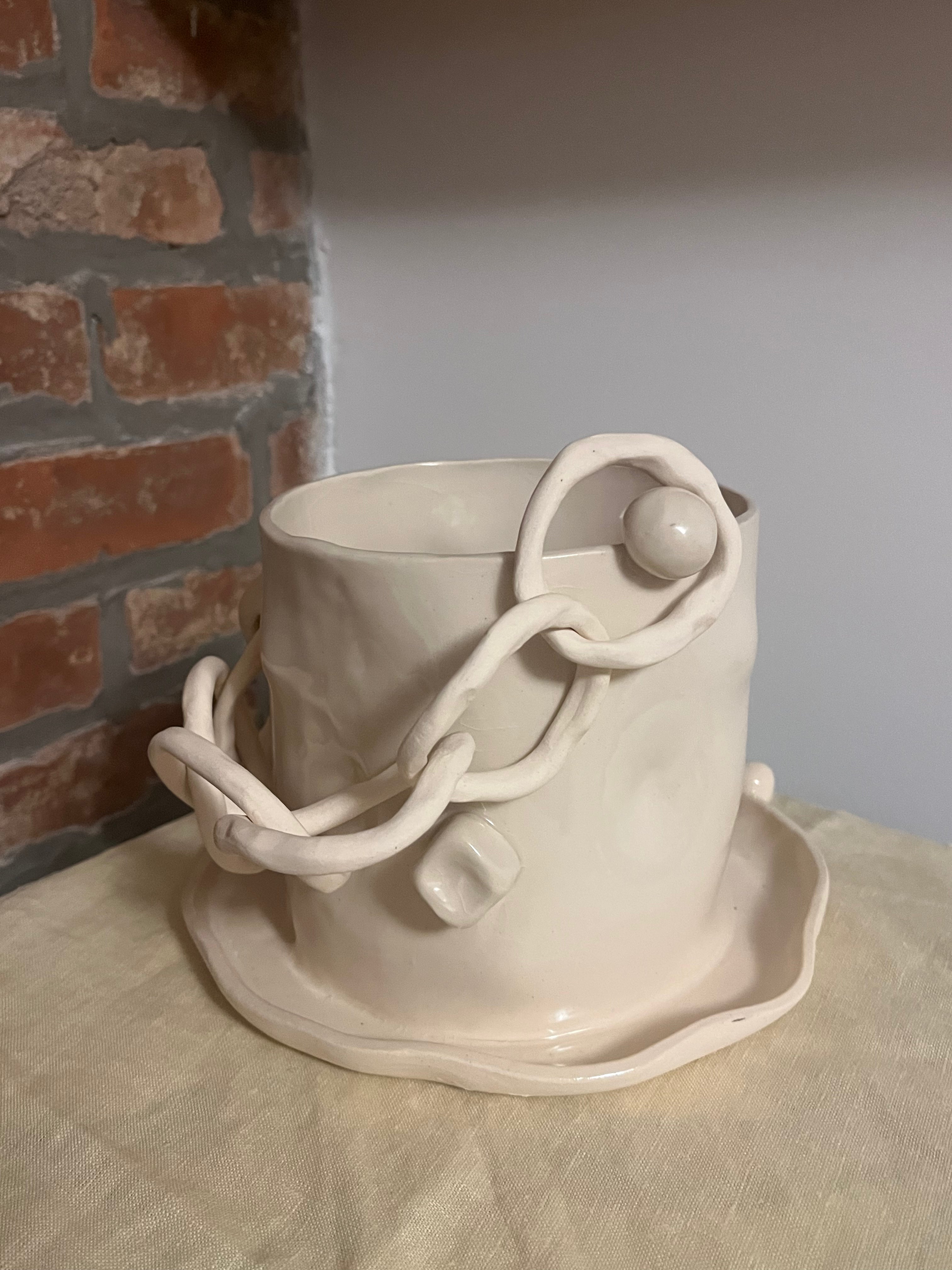 Playful Chainlink Planter